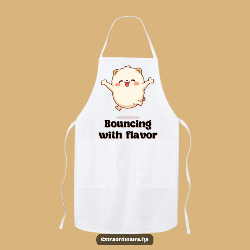 Funny Leaping Animal Apron: Cook with Joyful Flair Funny Gift for Chefs
