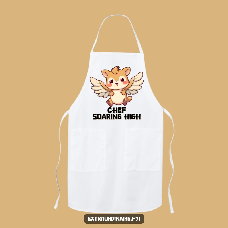 Chef's Funny Brave Animal Apron - Determined Kitchen Wear for Ambitious Cooks