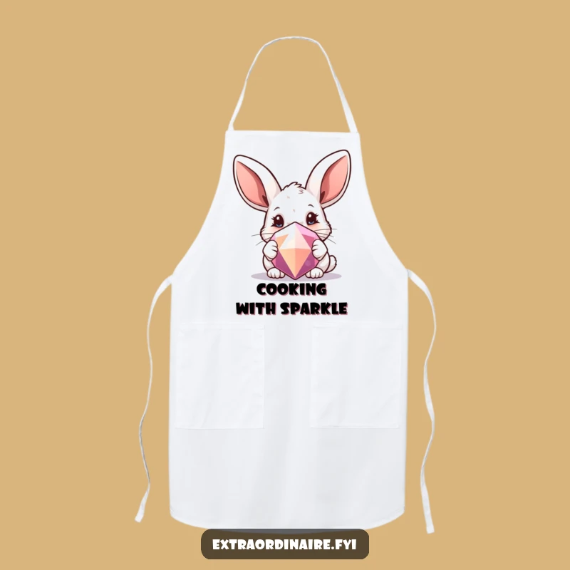 Funny Rabbit Gem Apron: Kitchen Explorer, Perfect Cute Gift