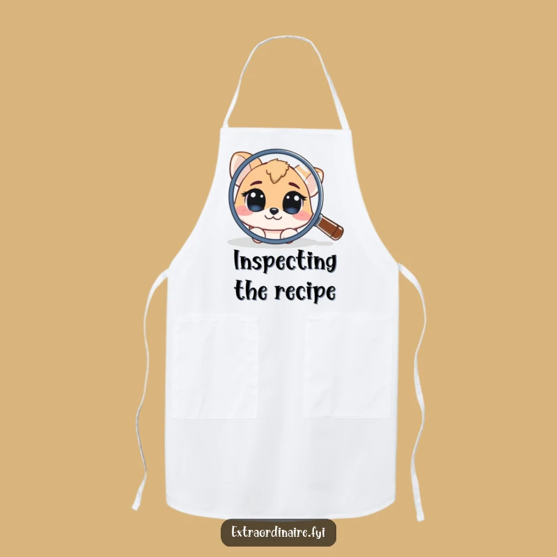 Funny Curious Animal Apron: Cook with Keen Interest Funny Gift