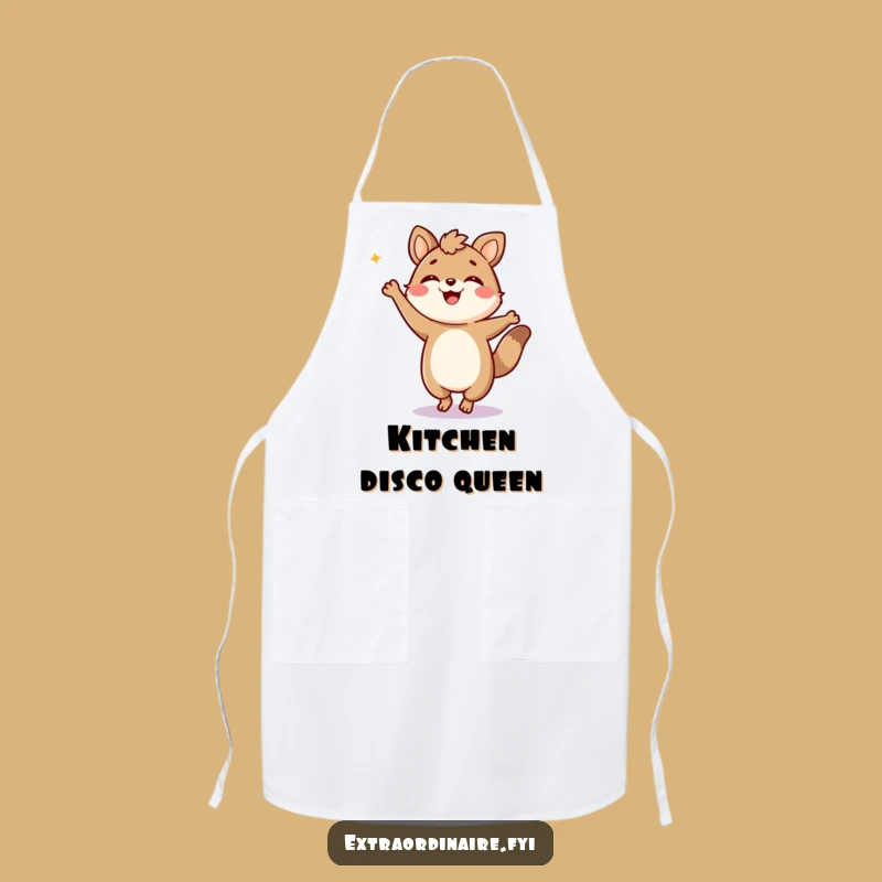 Funny Dancing Animal Apron: Cook with Energetic Flair Funny Gift