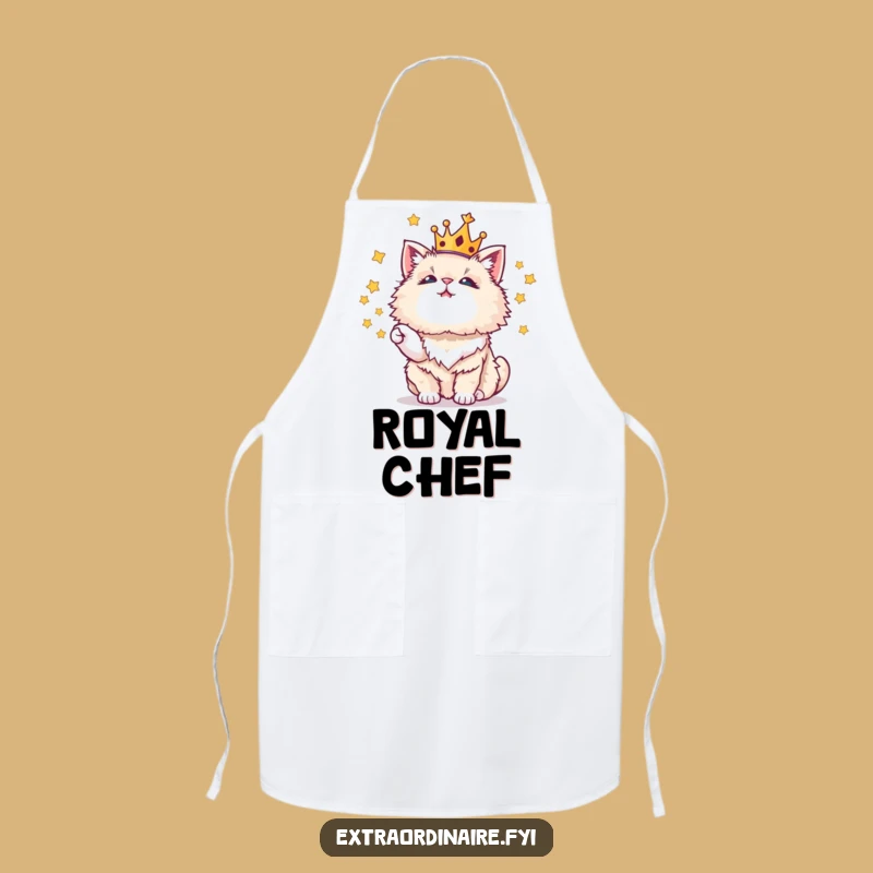 Funny Juggling Cat Apron, A Majestic Kitchen Gift for Chefs