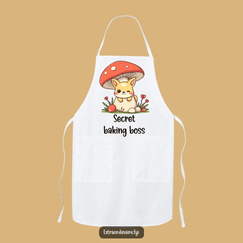 Funny Mischievous Animal Apron - Peekaboo Chef Character, Great Gift
