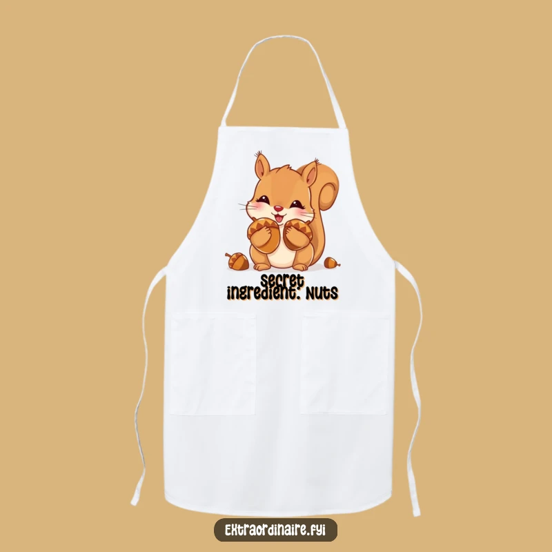 Funny Squirrel Chef Apron: Acorn Stash Master, Kitchen Funny Gift