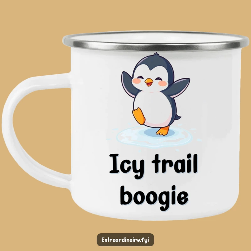 Funny Penguin Dance Camping Mug: Adventures with Hilarious Moves