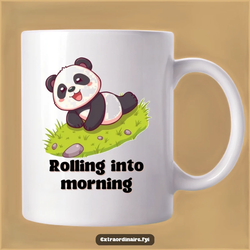 Funny Playful Panda Rolling Mug: A Joyful Gift for Animal Lovers