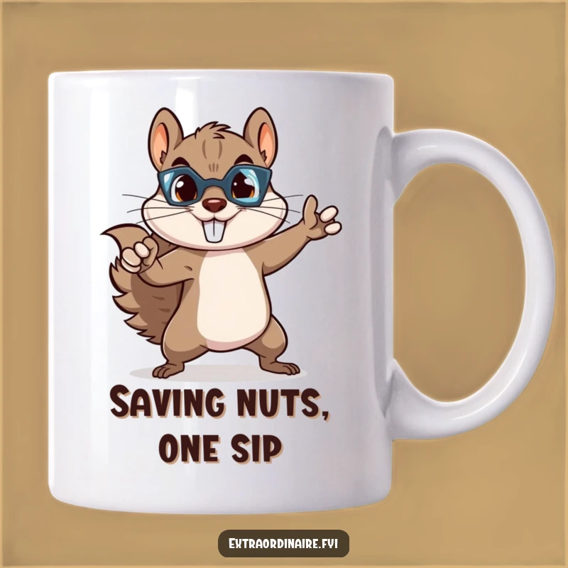 Funny Superhero Squirrel Mug: A Heroic & Hilarious Gift for Any Occasion