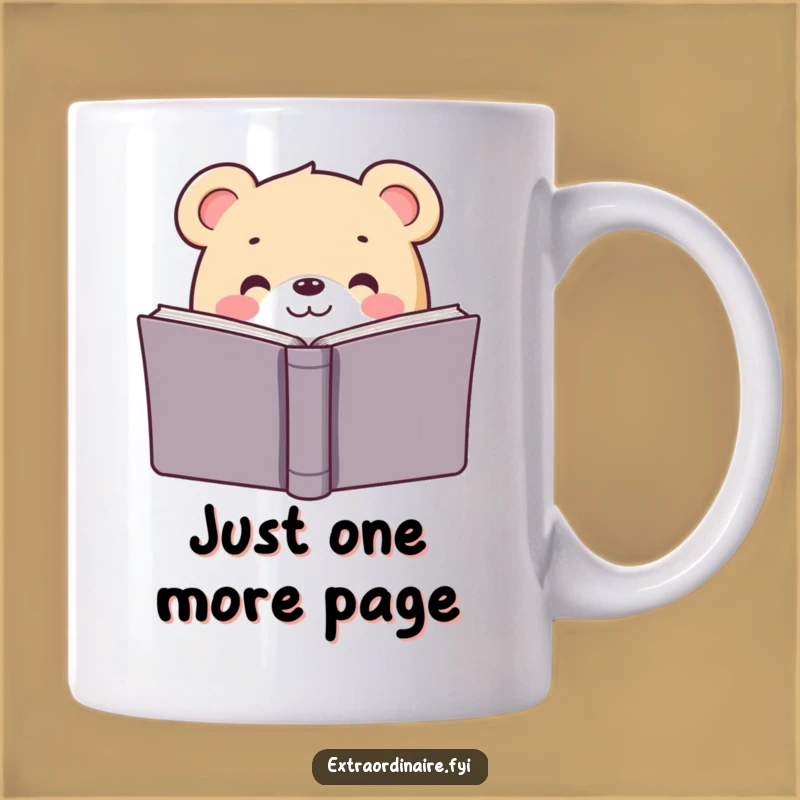 Funny Bookworm Bear Mug: A Hilarious Gift for Avid Readers
