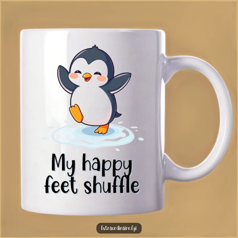 Funny Penguin Dance Mug: Hilarious Icy Moves for a Perfect Gift