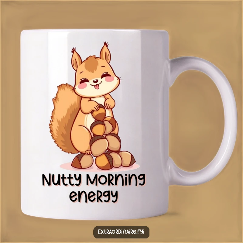 Funny Squirrel Acorn Mug: A Hilarious Gift for the Hoarder in You