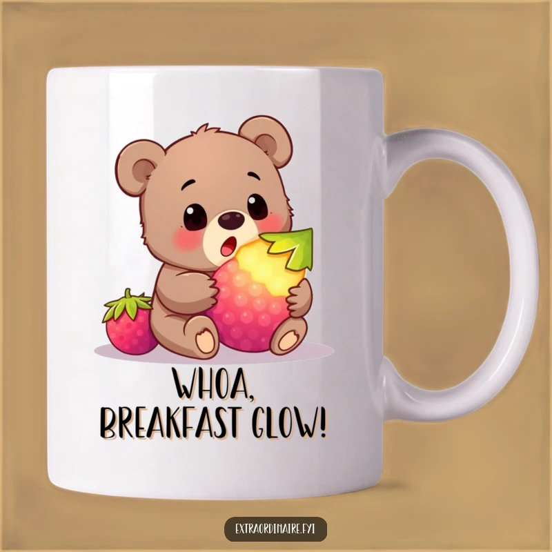 Funny Bear Cub Berry Mug: Surprise Discovery for a Hilarious Gift