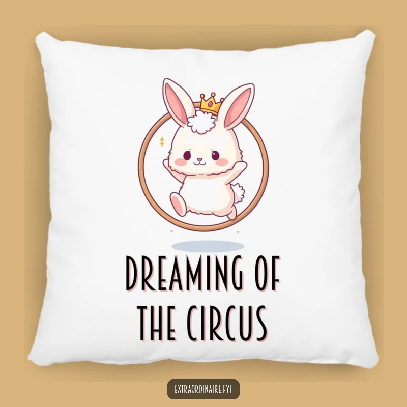 Comfy Funny Bunny Crown Hoop Pillow: The Perfect Cozy Royal Gift