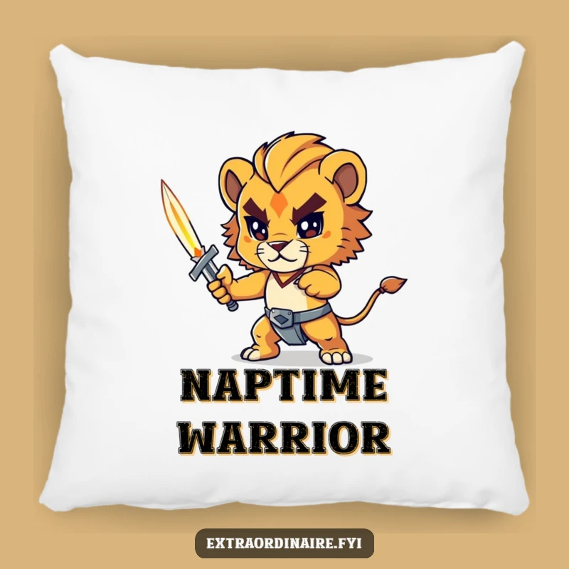 Funny Lion Cub Pillow: Cozy Courage for Your Adventurous Nook