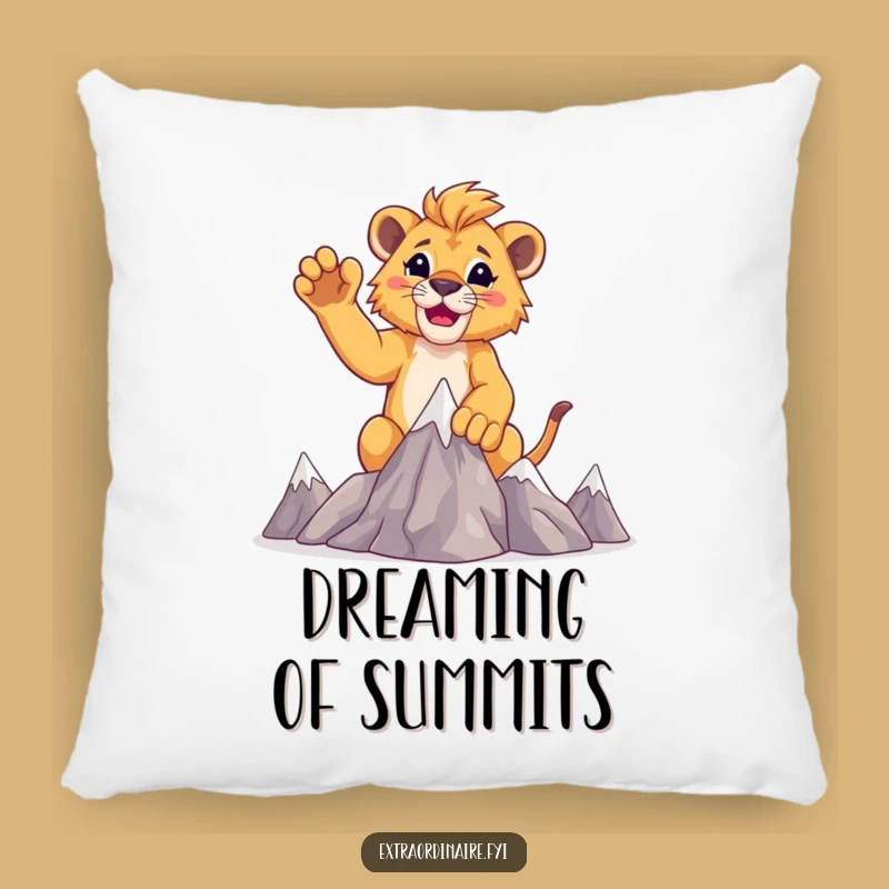 Funny Lion Cub Snuggle Pillow: Comfort and Courage for Little Cubs