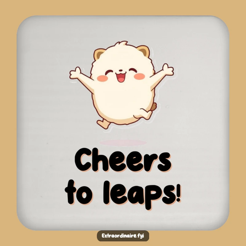 Funny Leaping Animal Coaster: Protect Surfaces with Fun Funny Gift