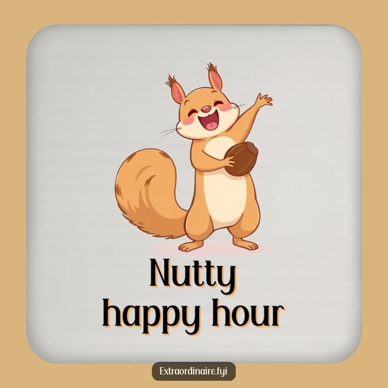 Funny Squirrel Flip Coaster: Acrobatic Protection for Your Surfaces