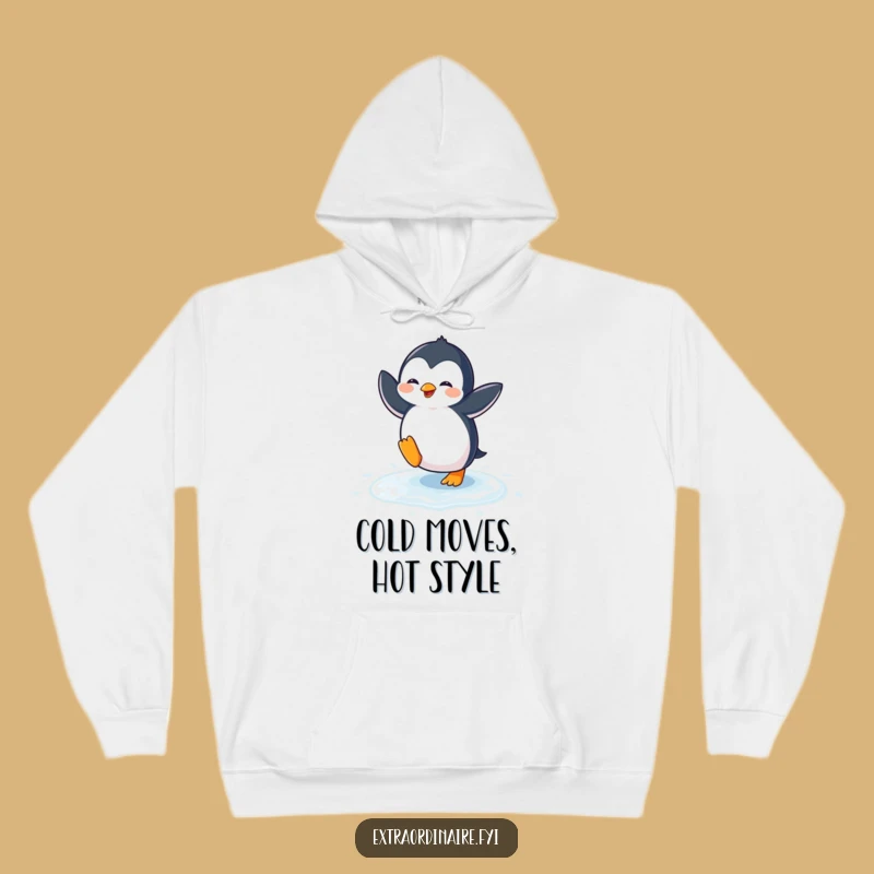 Funny Penguin Dance Hoodie: Cozy Up with Hilarious Icy Moves