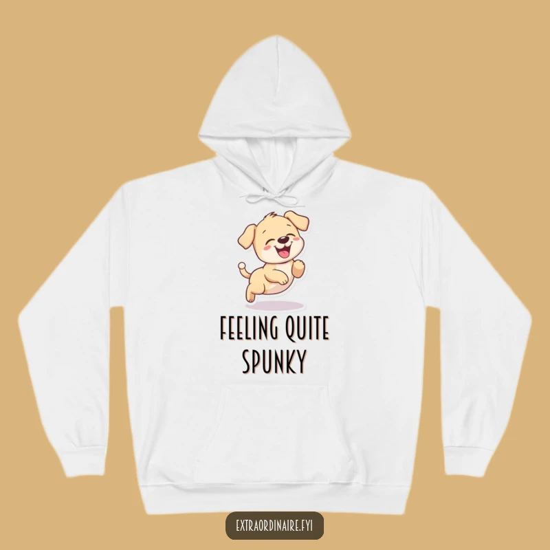 Funny Puppy Giggling Hoodie - Cozy Comfort and Playful Vibes