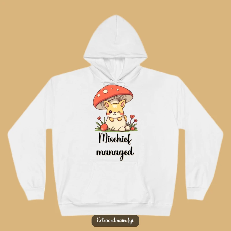 Funny Mischievous Animal Hoodie - Peekaboo Character Comfort, Great Gift