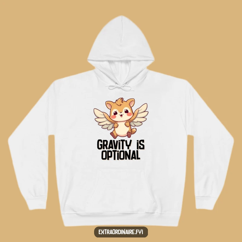 Cozy Funny Brave Animal Hoodie - Warm & Determined Sweatshirt for Dreamers