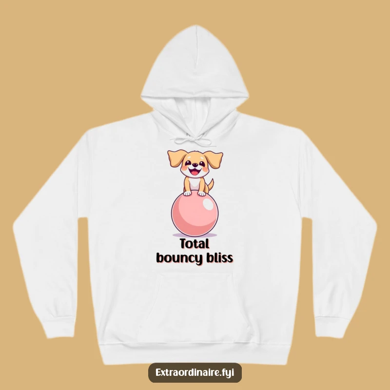 Funny Dog Hoodie: Cozy Balance, Bouncy Fun, Ultimate Funny Gift