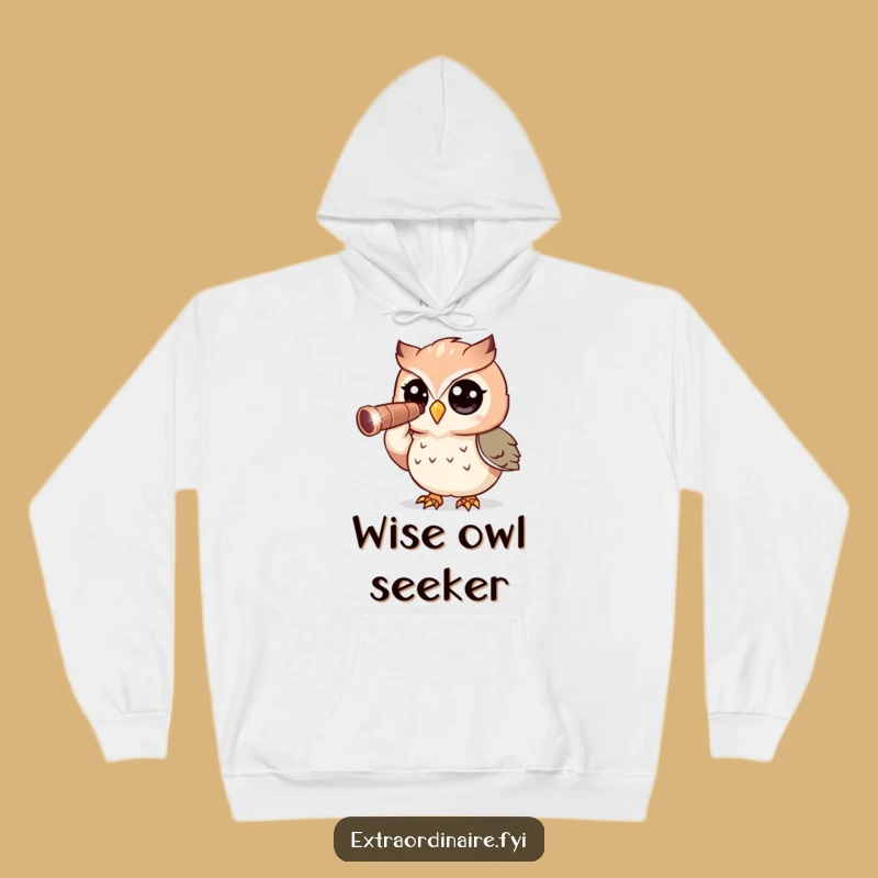Funny Owl Hoodie: Cozy Curiosity & Stargazing - The Ultimate Funny Gift