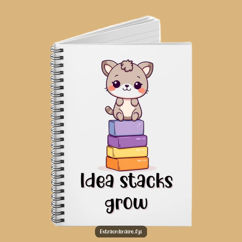 Funny Balancing Animal Notebook: Jot Down Ideas with Playful Flair Funny Gift