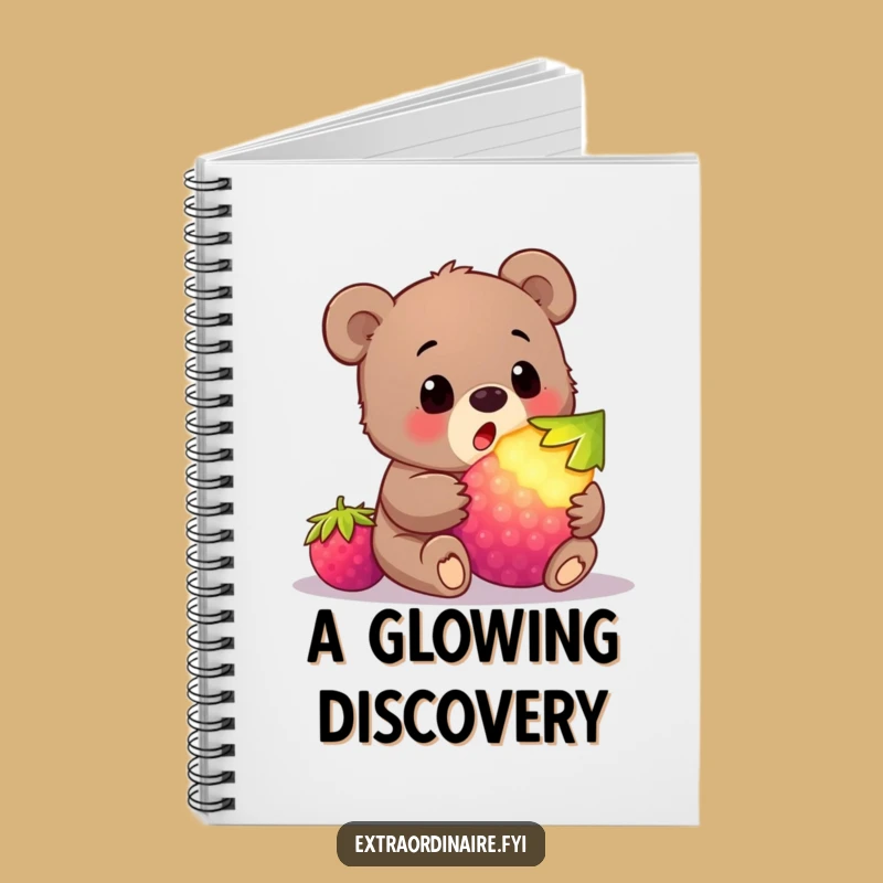 Funny Bear Cub Berry Notebook: Jot Down Surprises with Humor