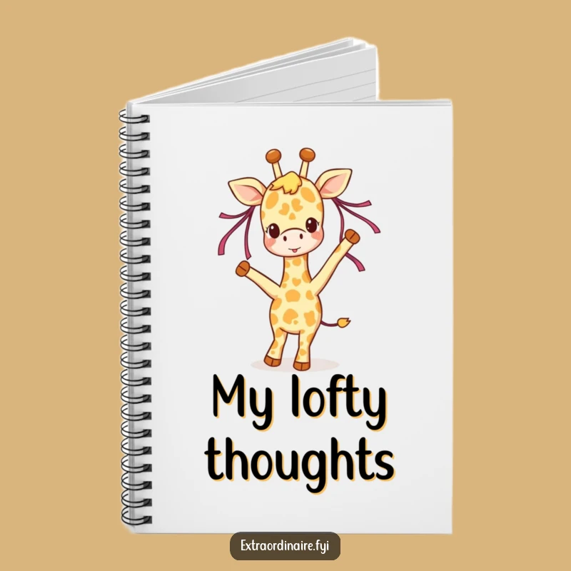 Funny Giraffe Notebook: Journal Your Joyful Moments