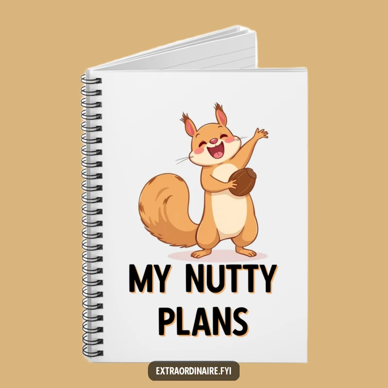 Funny Squirrel Flip Notebook: Jot Down Your Acrobatic Ideas
