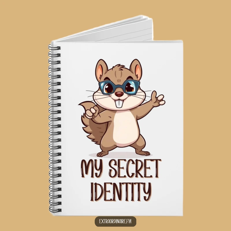 Funny Squirrel Superhero Notebook: Jot Down Heroic Ideas with This Hilarious Journal