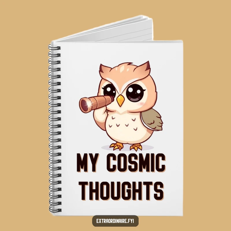 Funny Owl Notebook: Jot Down Your Discoveries - A Hilarious Gift