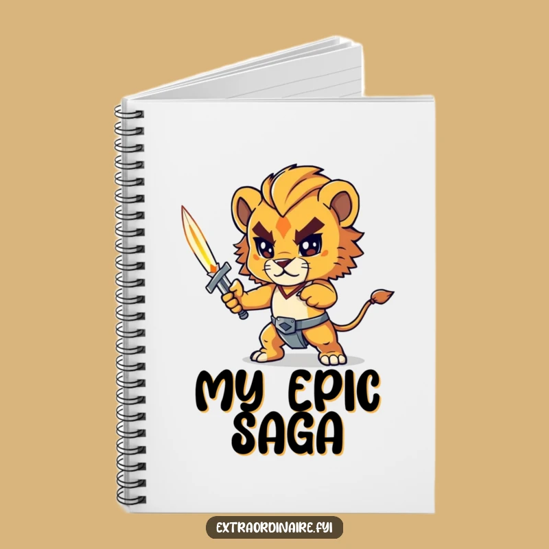 Funny Lion Cub Notebook: Jot Down Your Epic Adventures
