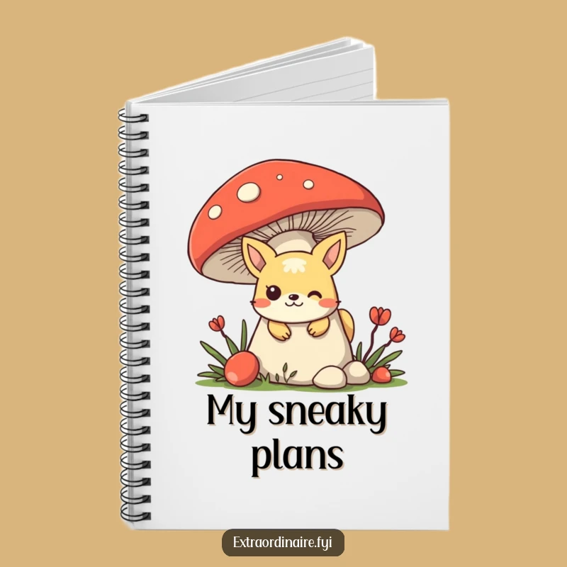 Funny Mischievous Animal Notebook - Peekaboo Character Journal, Ideal Gift