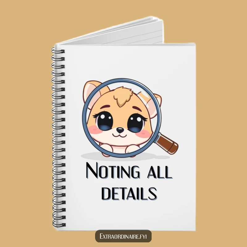 Funny Curious Animal Notebook: Jot Down Discoveries Funny Gift