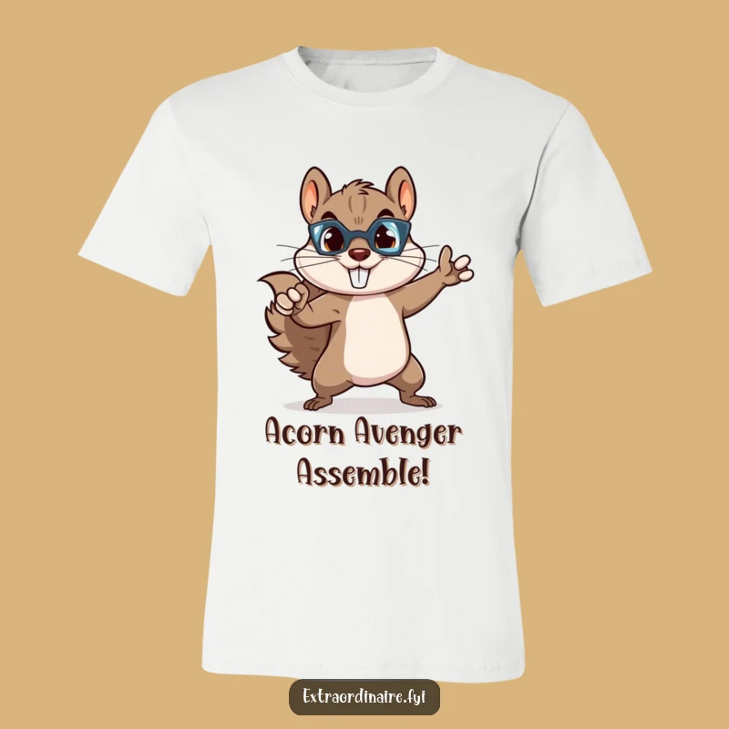 Funny Squirrel Superhero T-Shirt: Ultimate Funny Gift for the Adventurous Soul