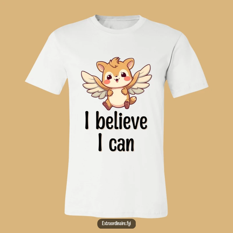 Funny Brave Animal Flight T-Shirt - Clumsy Wings Apparel for Go-Getters