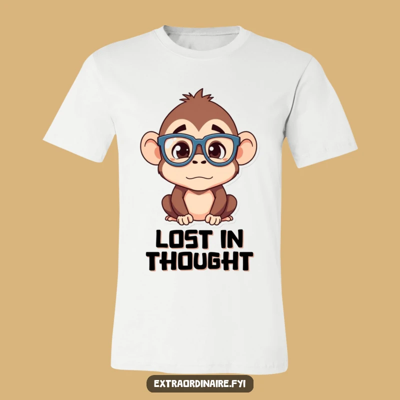 Funny Monkey T-Shirt: Silly Confused Style for Laugh Lovers