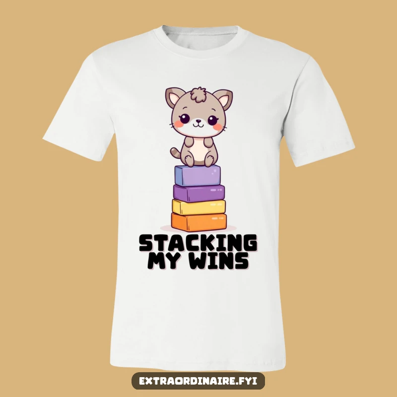 Funny Balancing Animal T-Shirt: Live Life Playfully Funny Gift Tee