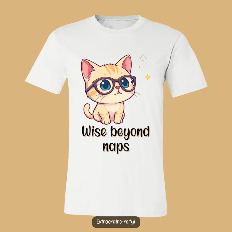 Curious Cat Cosmos T-Shirt: Wear Your Wonder, Amazing Funny Gift