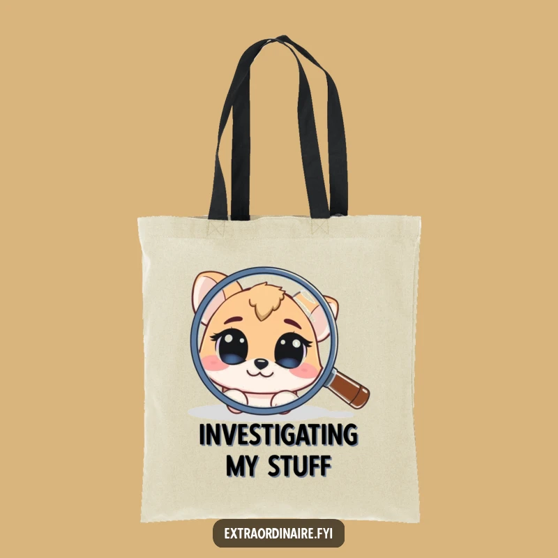 Funny Curious Animal Tote Bag: Carry Your Discoveries Funny Gift