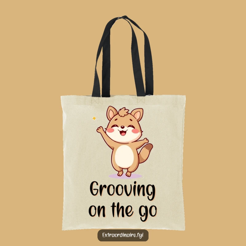 Funny Dancing Animal Tote Bag: Carry Your Moves Funny Gift